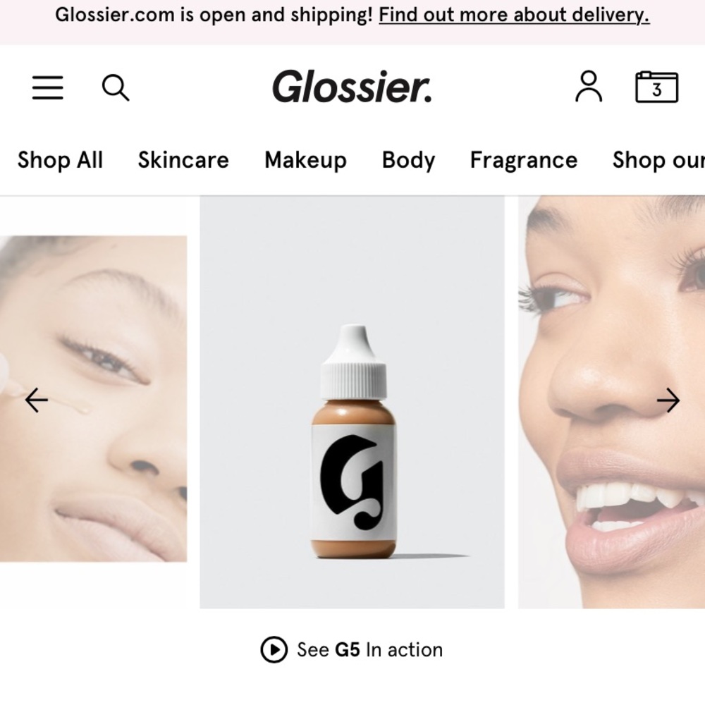 Glossier skin tint G5